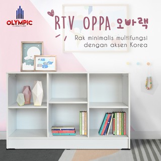  Olympic  Rak  Buku  Rak  serbaguna Tempat Penyimpanan 