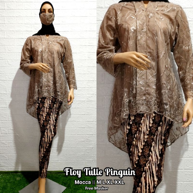 (COD) SETELAN KEBAYA MODERN / KEBAYA TILLE FLOY / KEBAYA WISUDA / KEBAYA AKAD / KEBAYA MODERN / KEBA