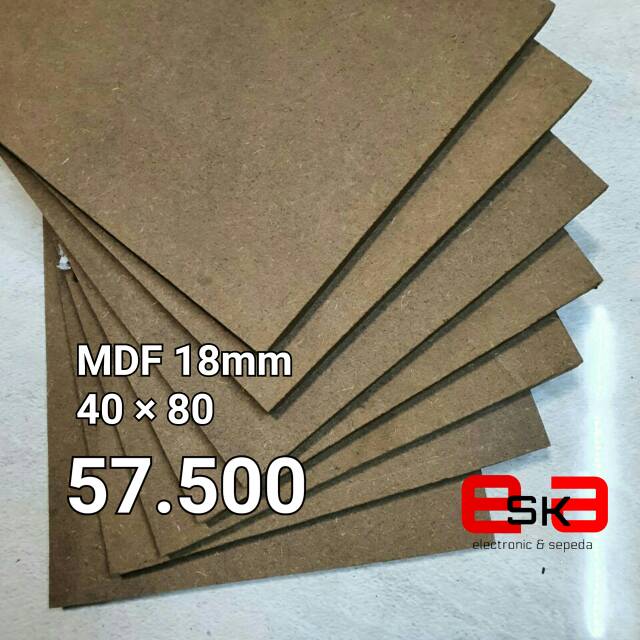 Papan Partikel MDF 18mm uk 40x80