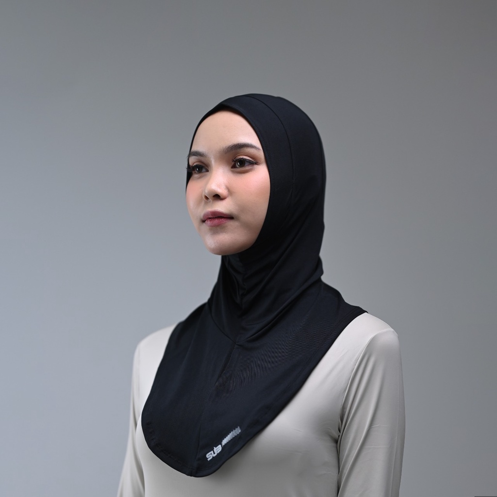 Cycling Sub Jersey Sport HIJAB Black Sepeda Gowes Hitam SubJersey