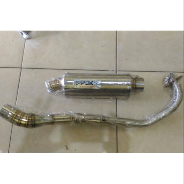 Knalpot PDK tri oval for JUPITER MX 135