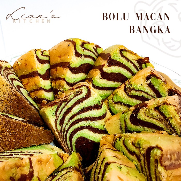 

Bolu Macan Bangka Premium Rasa Pandan / Bolu Enak SURABAYA ONLY