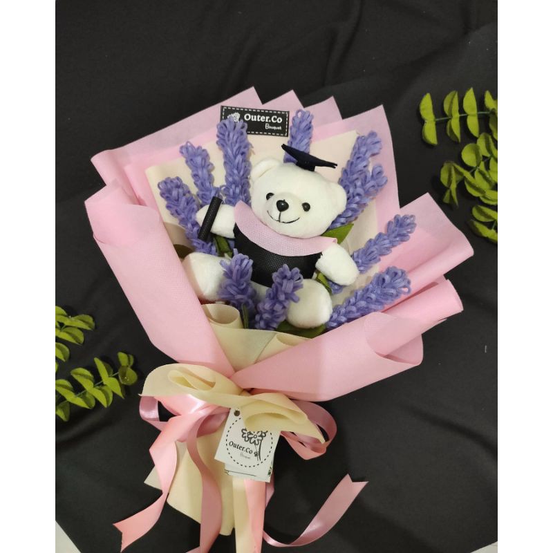 Buket flanel/ Buket boneka/ Buket Hijab