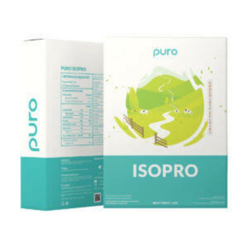 PURO ISOPRO ISO PRO 300 GRAM WHEY PROTEIN ISOLATE 100% BPOM HALAL SUPLEMEN MAKANAN GYM FITNES ORI