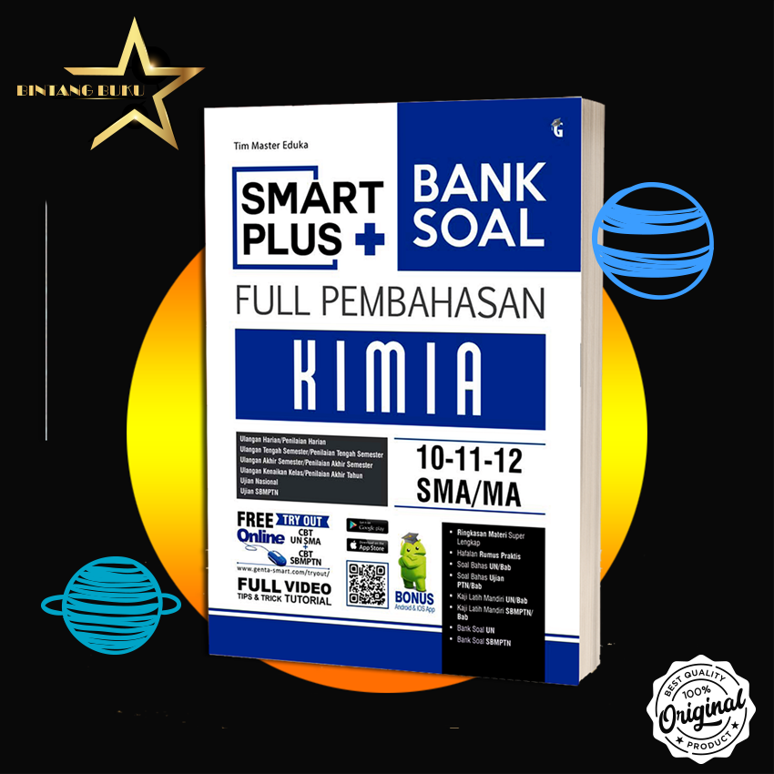 BUKU PELAJAR SMA SMART PLUS KIMIA SMA/MA BANK SOAL FULL PEMBAHASAN