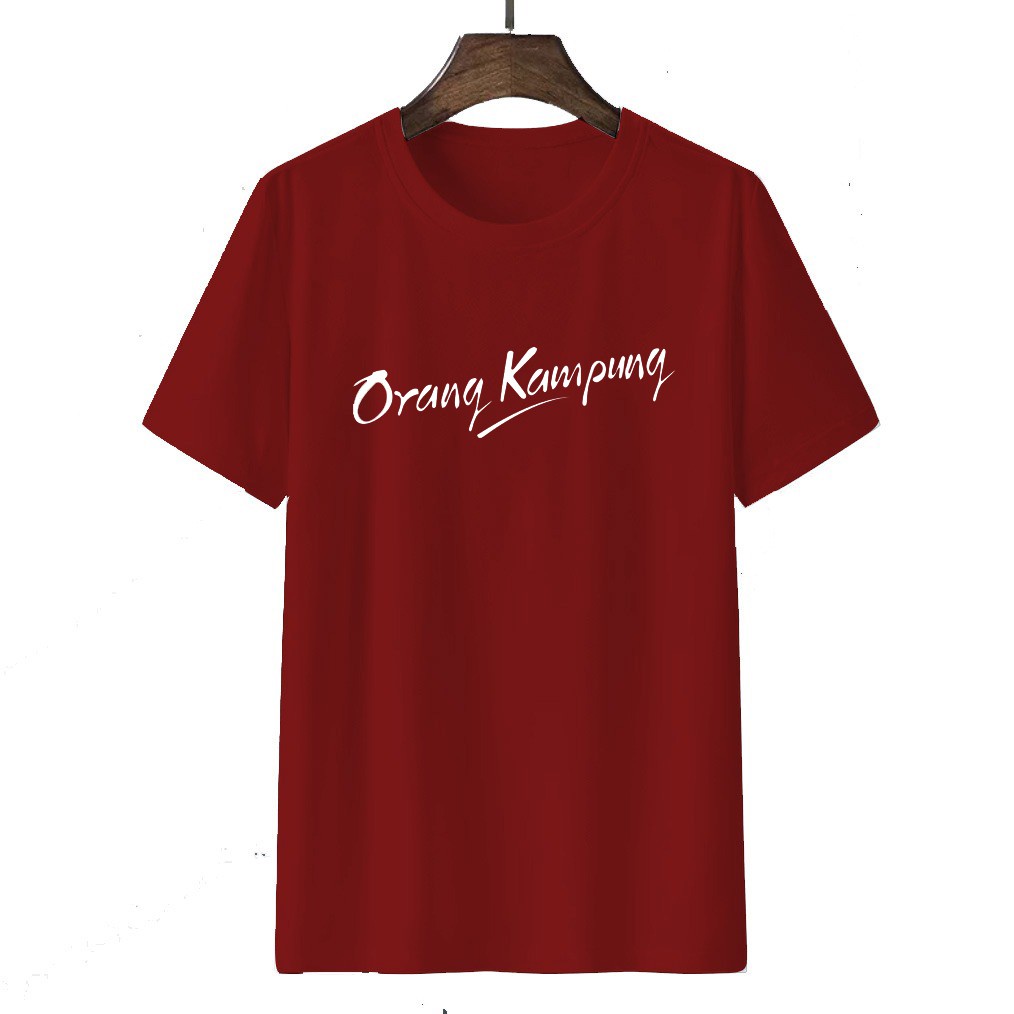 Tshirt Baju Kaos Distro Orang Kampung / Kaos Distro Pria Wanita