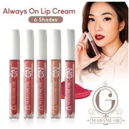 ^ KYRA ^ Madame Gie Lipcream Matte Always On  - Makeup Lip Cream Lipstik