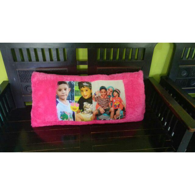 Bizzarpillow  Bantal Foto Custom Bulu Rasfur 40x90 cm BZ018