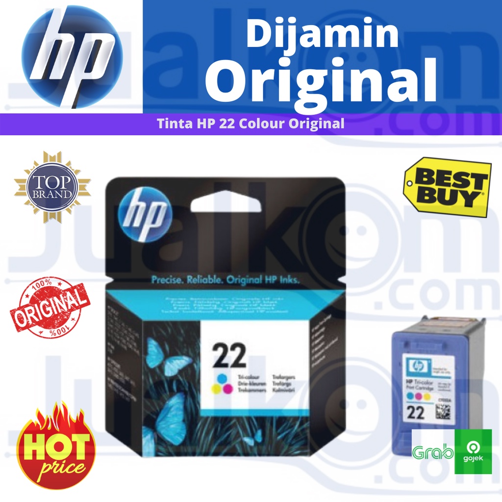 Hp Tinta Cartridge 22 Colour Original