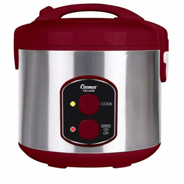 COSMOS Rice Cooker HARMOND 2Liter Bodi Stainless 3in1 CRJ6368 Anti Gores