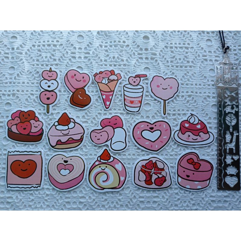 

Stiker Set SWEET FOOD untuk Journal / Scrapbook / Diary / DIY