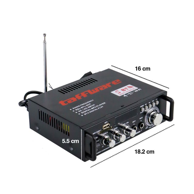 Amplifier Bluetooth 600 W Karaoke Home Theater Radio FM