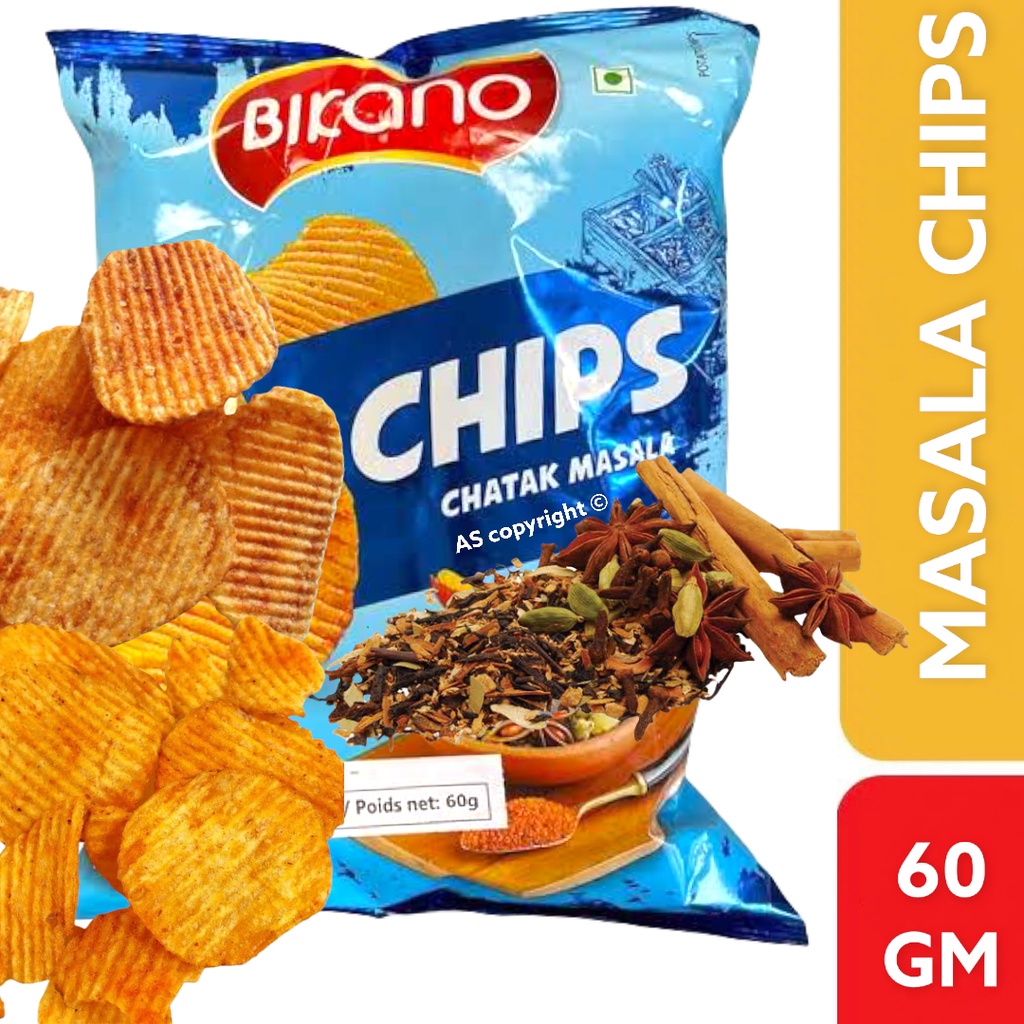

Snack India Bikano CHIPS 60gr / Keripik Kentang
