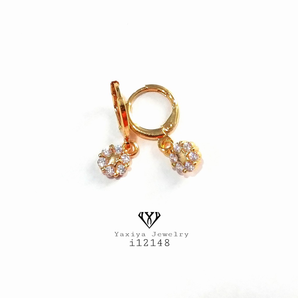 

Anting Emas Fashion Permata Zircon Perhiasan Lapis Emas 18K Yaxiya Jewelry 135