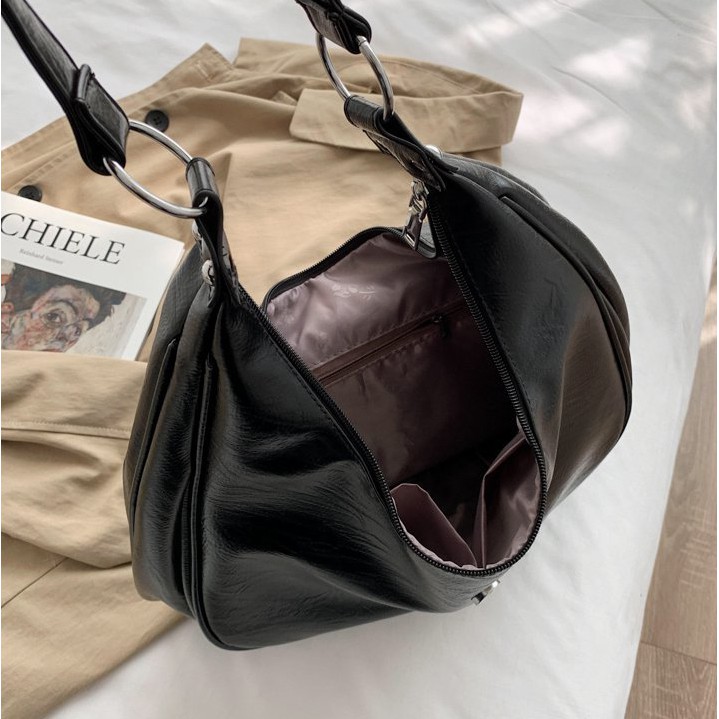 BJ42971 - BLACK/BROWN/KHAKI - TAS SLEMPANG JINJING TOTEBAG HANDBAG BAHU SHOULDERBAG TAS WANITA FASHION IMPORT MODIS ELEGAN TERMURAH TERLARIS TERBARU BAGSTORE JAKARTA TAS BATAM BQ2971 JTF1669 LT2146