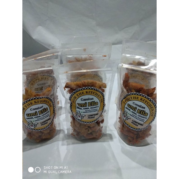 

lumring cemilan enak gurih renyah rasa pedas kemasan 100 gr