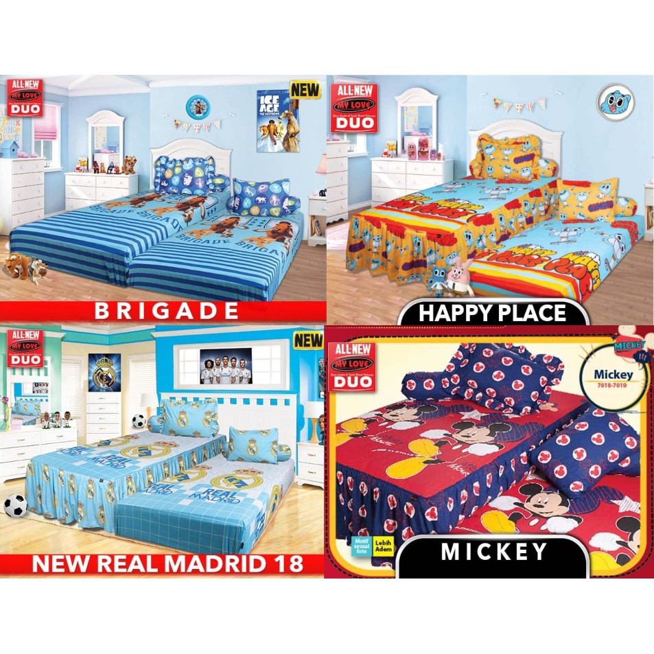 Sprei My Love Single Duo Sorong 120x200 Shopee Indonesia