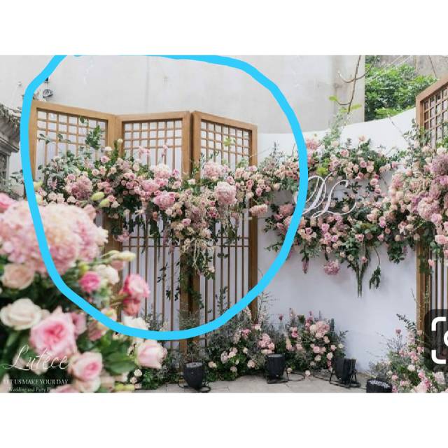 backdrop sketsel kayu jati