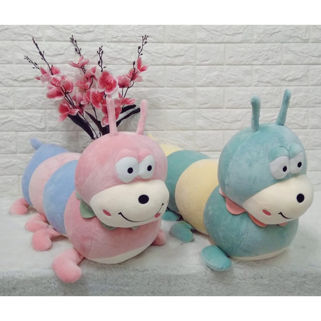 Boneka Ulat Size 65cm/boneka ulil/boneka Caterpillar/boneka animal/boneka lucu