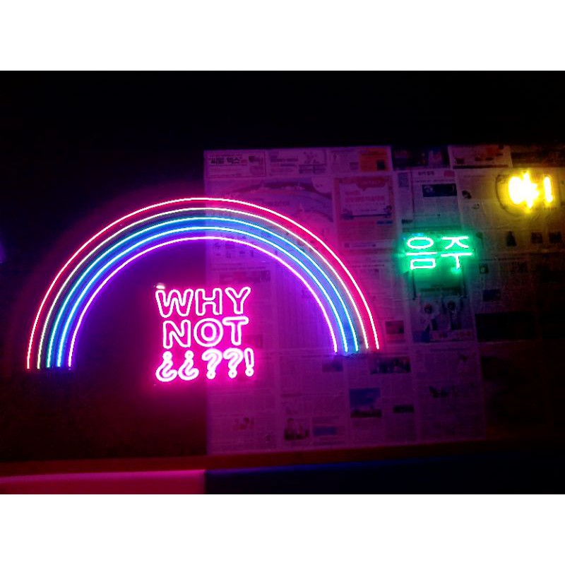 Neon flex, led flex, neon sign, huruf timbul