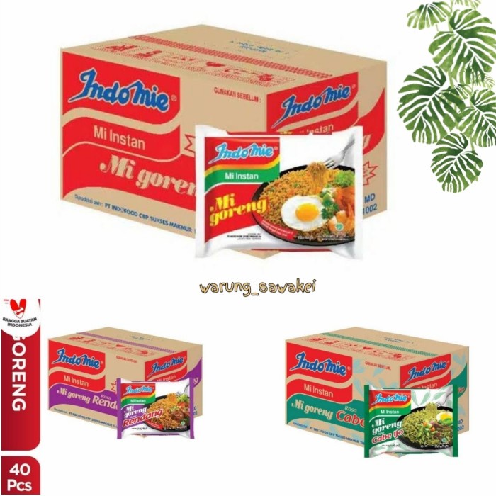 

Indomie Goreng 1 dus (40 pcs)