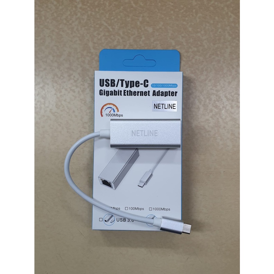 Netline Converter Type-C to Lan Gigabit Adapter