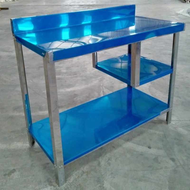 Meja Stainless Steel MrDapur MS 2 Rak Dapur