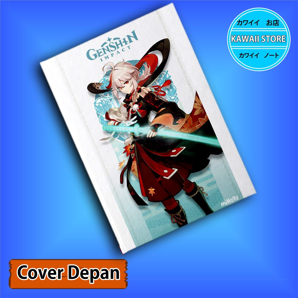 

Notebook / Pocket book Hard Cover Anime Game Genshin Impact KAEDEHARA uk A5 & A6 / Notes Book