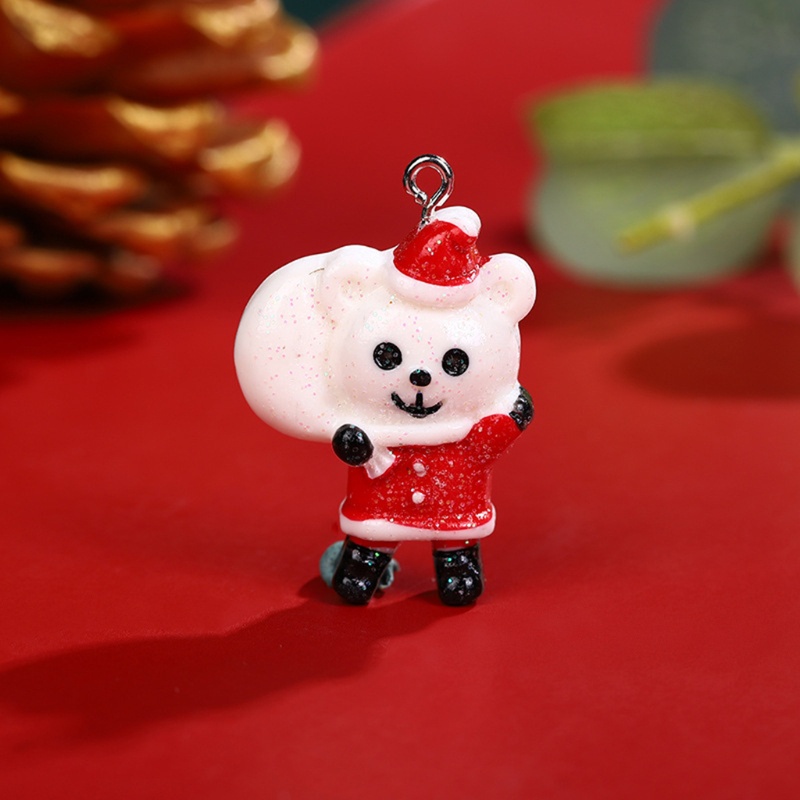 Ornamen Liontin Mini Bahan Resin Untuk Dekorasi Natal