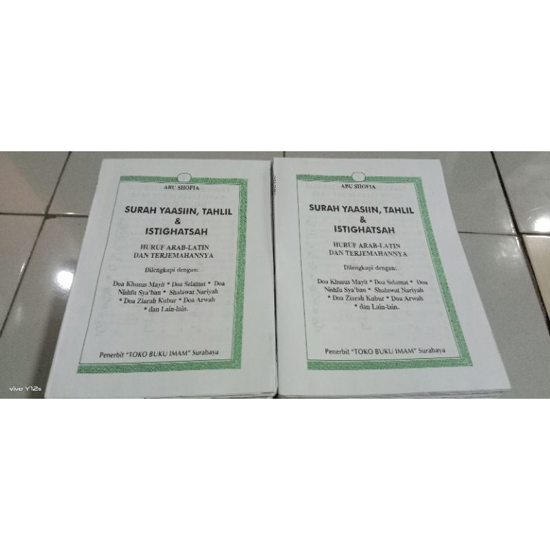 Buku Yasin Jumbo A5 Tanpa Cover