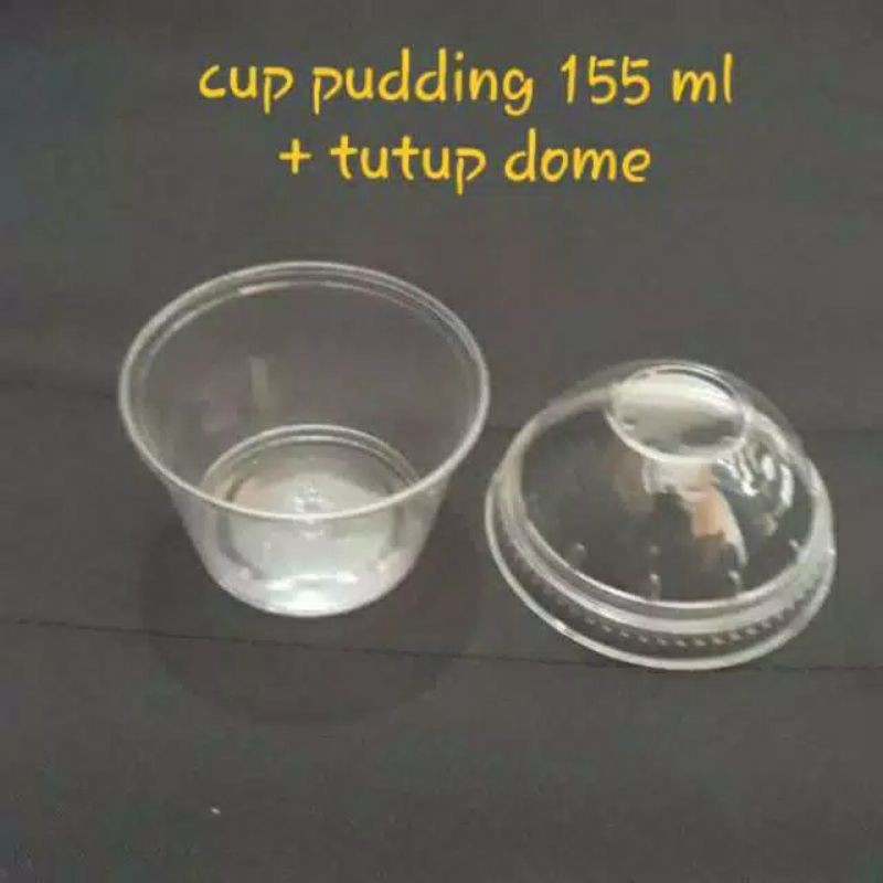 Cup Puding Puyo Uk 155 ML | Cup Puding Puyo uk 155 ML Tutup Dome