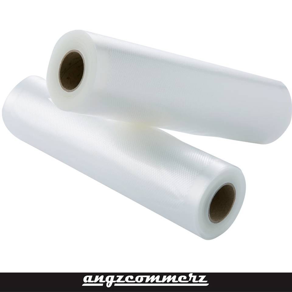 PLASTIC VACUUM ROLL FINE LINE 25 X 500 CM FOOD SEALING BAG COMPRESSED