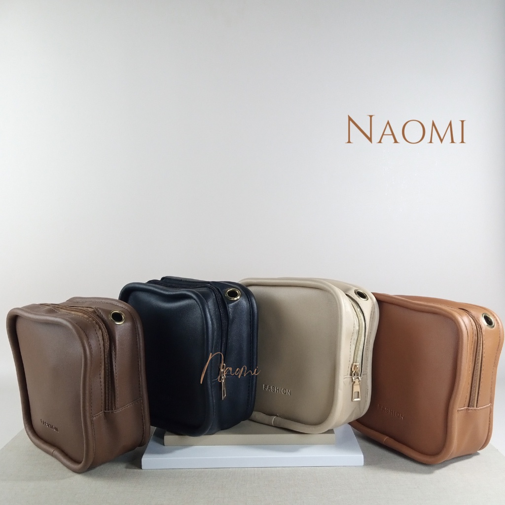 NAOMI - Emily Sling Bag Square Import Premium - Tas Selempang Simple OOTD - Fashion Bag Wanita Premium - Hand Bag Hangout - Tas Wanita - Tas Naomi - Naomi Bag