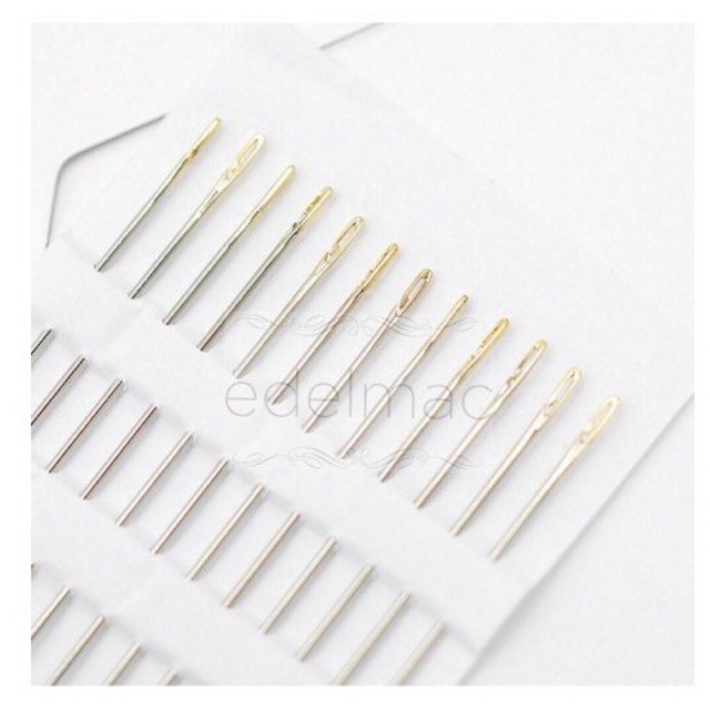 12Pcs Set Jarum tangan Darning Needles,Side Opening Blind Hand Needle