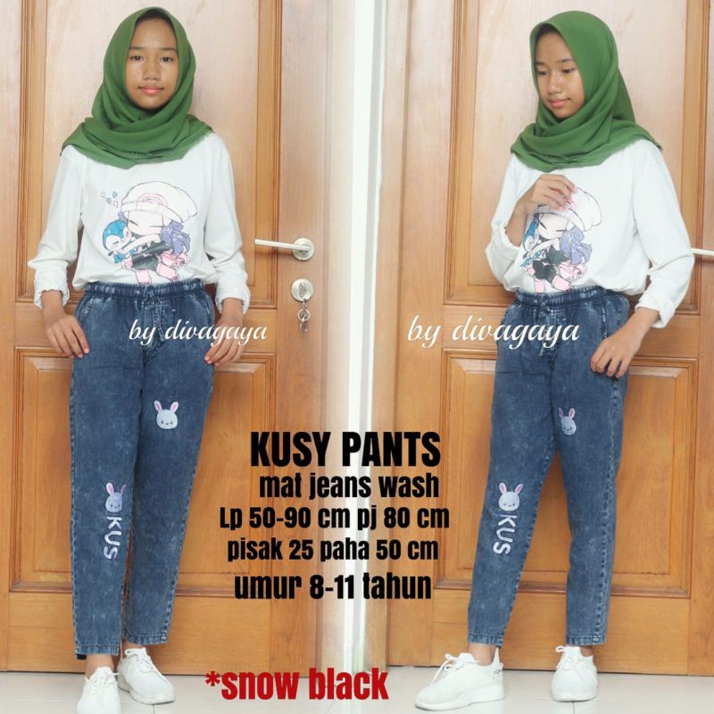 CELANA ANAK BARU KUSY PANTS UMUR 9-12 TAHUN