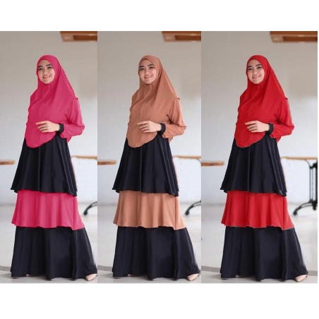 Baju Gamis Wanita Syar'i Muslim Dewasa Gamis Wanita remaja Sultan Modis Lebaran 2021 Terbaru