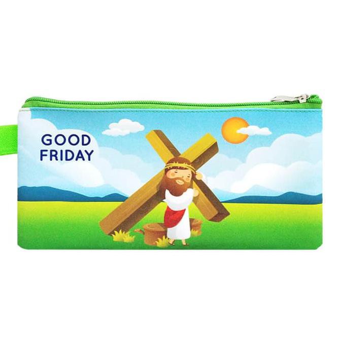 Jual Easter Case Dompet Pouch Yesus Salib Souvenir Suvenir Paskah Gereja Kwalitas Terbaik