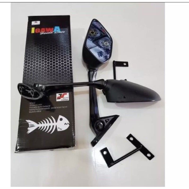 Spion Carbon R25 Tangkai Panjang+ Dudukan Breket Nmax PNP R15 R25