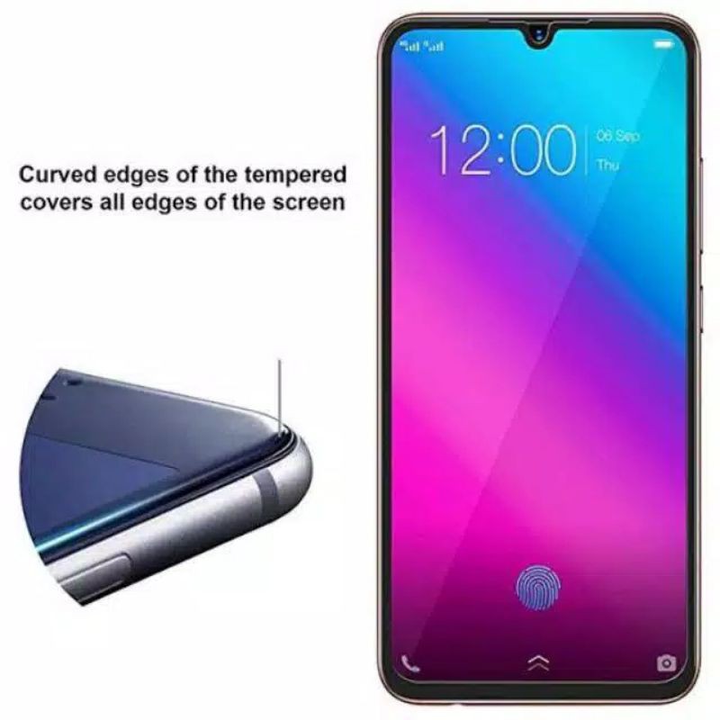 TEMPERED GLASS FULL VIVO V11 COVER KUALITAS PREMIUM QUALITY