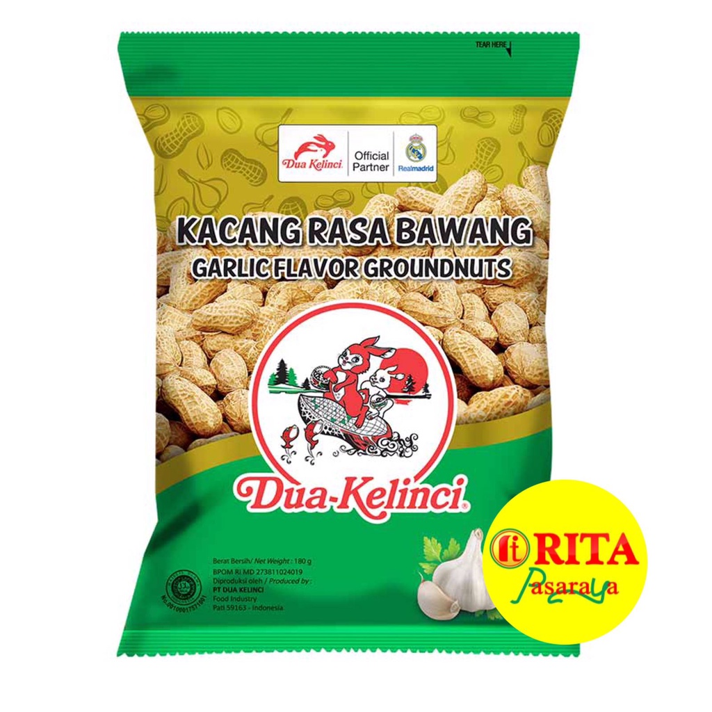 

Dua Kelinci Kacang Rasa Garlic Nut 180gr