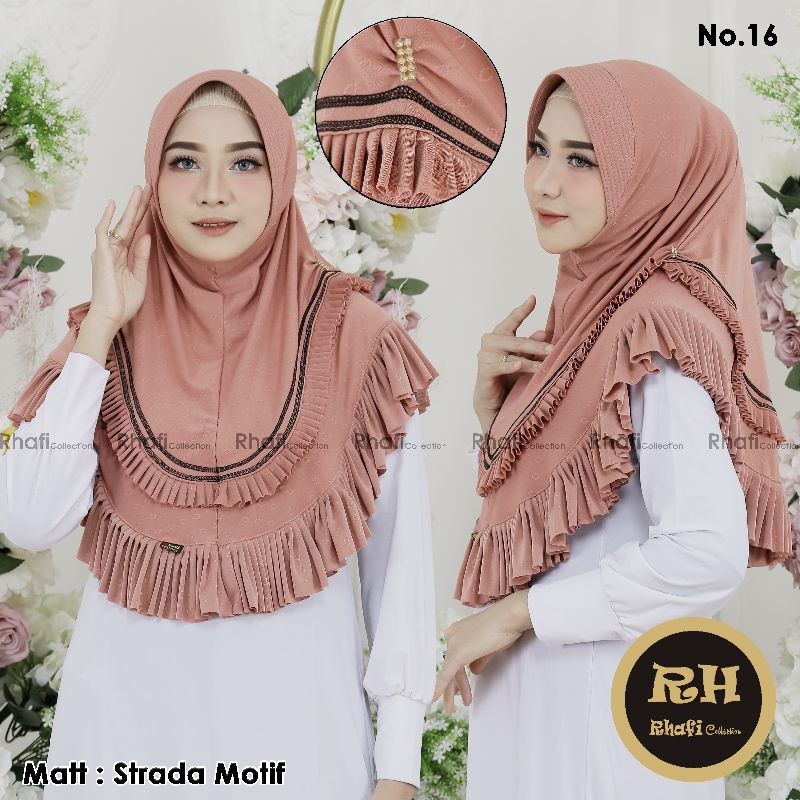 JILBAB INSTAN JERSEY STRADA / 16 / ORI RH COLLECTION