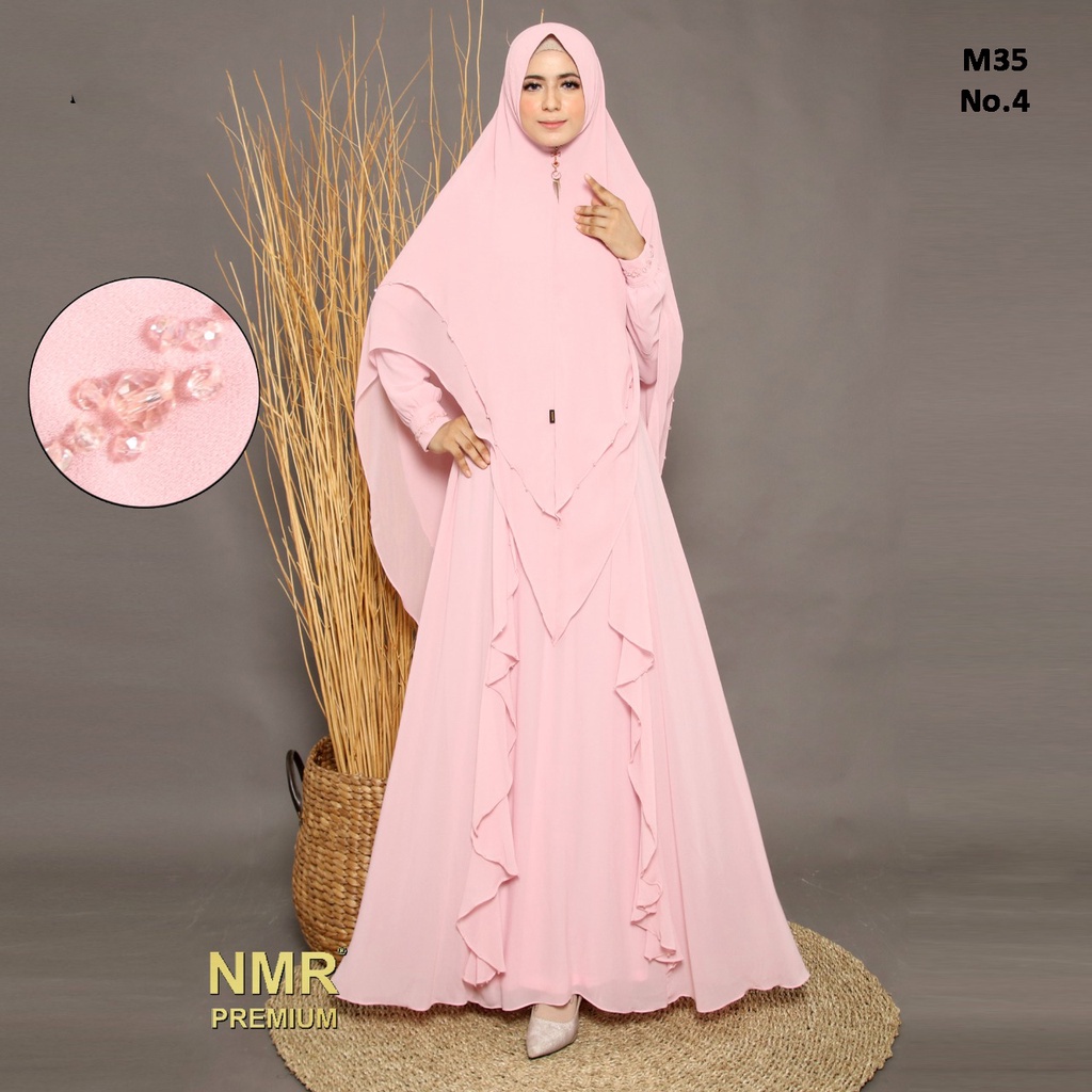 M35-4 Gamis Syari NMR BY NAMIRA PREMIUM