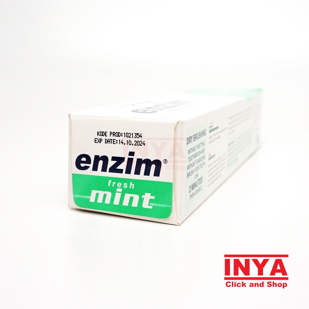 ENZIM FRESH MINT NO DETERGENT TOOTHPASTE 124gr - Pasta Gigi - Odol