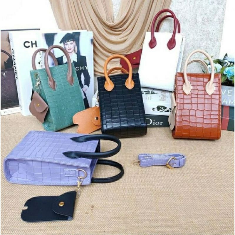 FIT BAG CROCO/HAND BAG CROCO