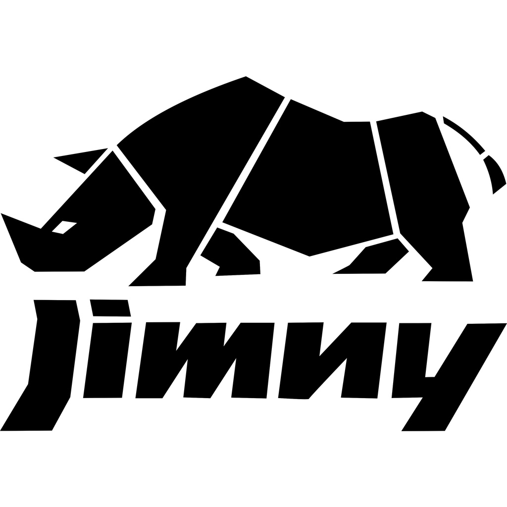 stiker logo jimny 20cm