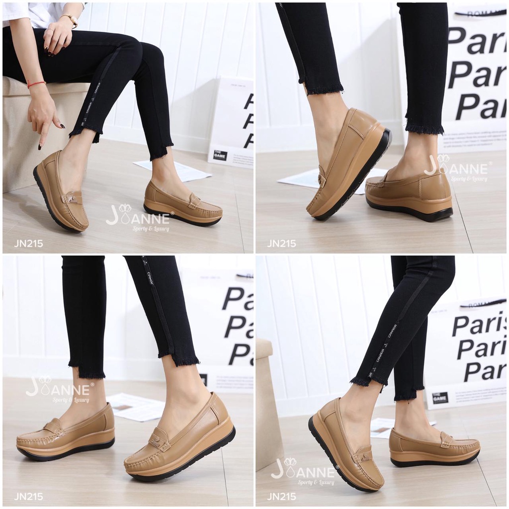 JOANNE SEPATU WANITA WEDGES SHOES #JN215 ORIGINAL