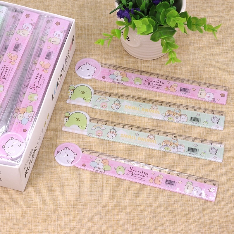 KENSHO Penggaris Karakter Lucu 15 Cm Import Sumikkogurashi Ruler / Garisan
