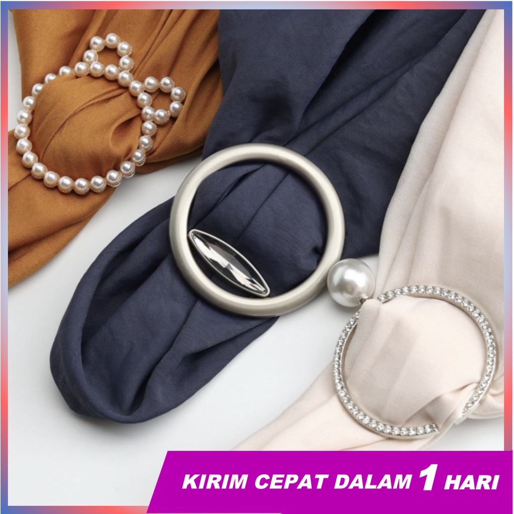 Super66 Ring Hijab/ Accessoris Baju/ Ring Multifugsi/ Ring Cantik