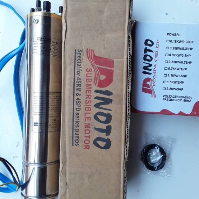 Motor Pompa Air Submersible 4 Dim 2 Hp 220 Volt INOTO