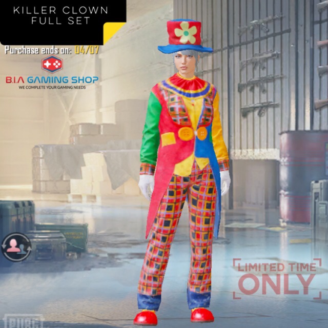 Pubg Killer Clown Set